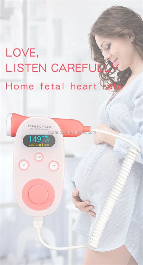 Amazon Top Sale Fetal Heartbeat Monitor Pocket Fetal Doppler For Baby ...