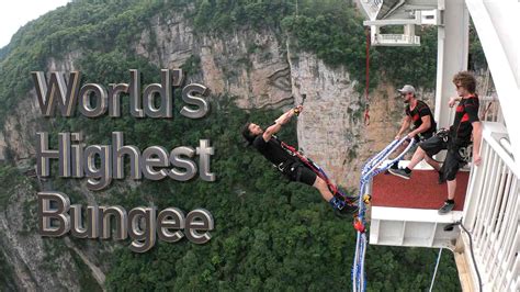 Reporter’s Diary: Witnessing the first leap of the world’s highest bungee jump - CGTN