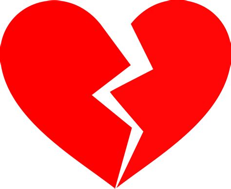 Broken Heart Clip Art - ClipArt Best