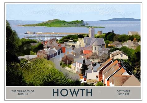 Howth - Villages of Dublin - Ireland Posters.ie