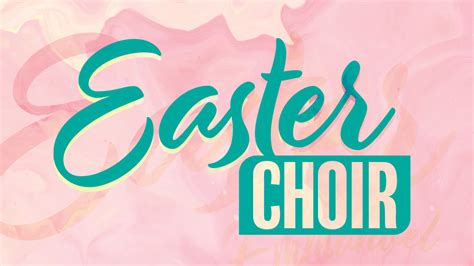 Easter Choir Registrations | April 9 - Emmanuel Baptist Church