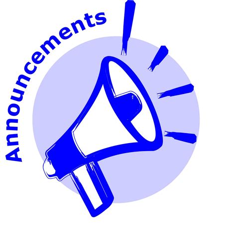 Announcement Clip Art - ClipArt Best