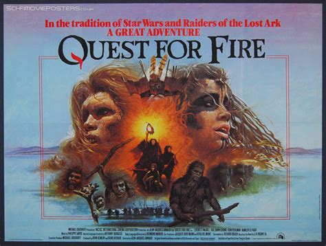 Quest for Fire (La Guerre du feu) (1981) - Original British Quad Movie ...