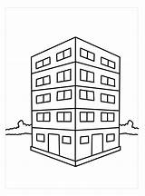 Bonito Edificio Para Colorear Imprimir E Dibujar –ColoringOnlyCom sketch template