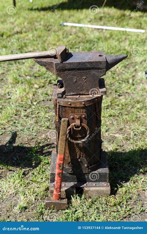 Forge. Blacksmith`s tool stock photo. Image of forge - 153937144