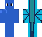 Blue dragon sea slug | Minecraft Skin