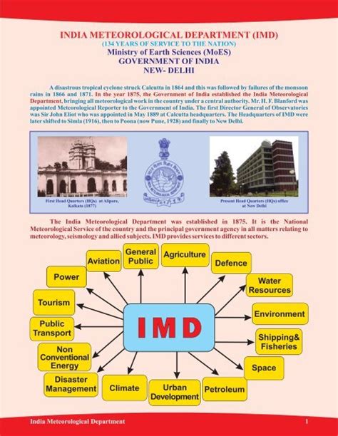 IMD Brochure.CDR - India Meteorological Department