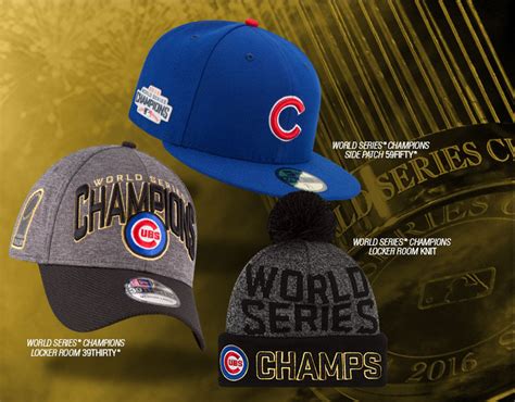 New Era Chicago Cubs 2016 World Series Champ Hats | SportFits.com