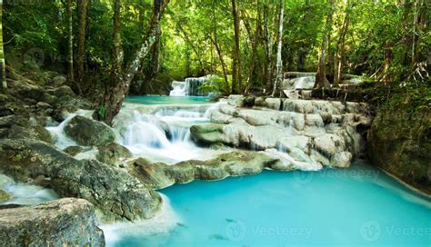 Erawan Waterfall 1322468 Stock Photo at Vecteezy