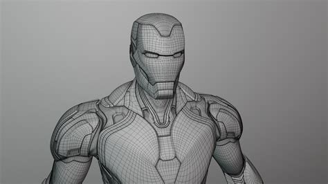 ArtStation - Iron Man Mark 85 Rigged | Resources