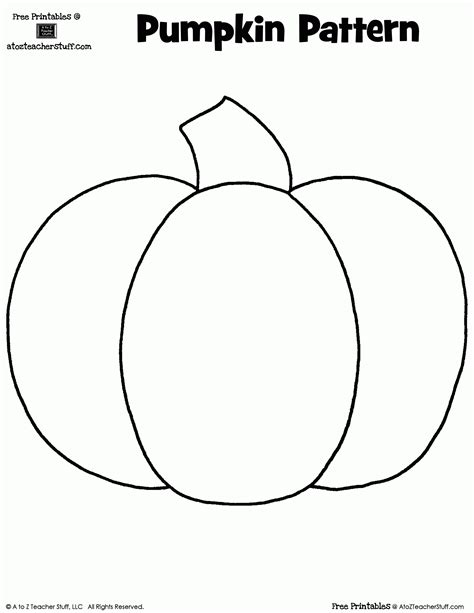 Free Printable Pumpkin Crafts