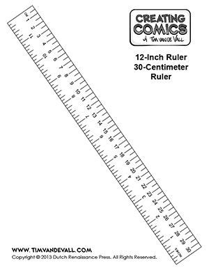 Printable Ruler For Teaching Kids - Tedy Printable Activities