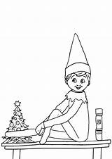 Free Printable Elf On The Shelf Coloring Pages  Tulamama sketch template