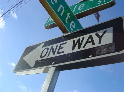 One Way, And Not That Way, The Other Way | A one way sign. L… | Flickr