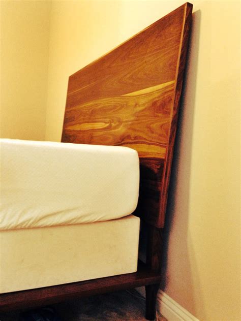 midcentury modern bed headboard detail • Austin Joinery • Austin TX