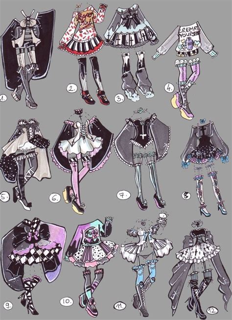 30+ Anime Girl Clothes Reference