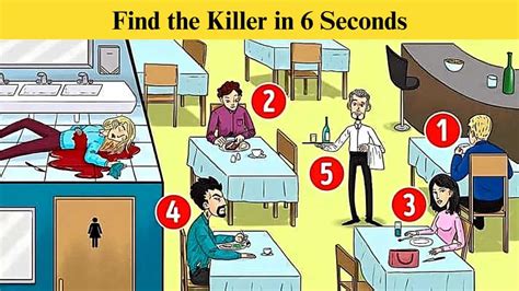 Find the Killer in 6 Seconds. Only 5% Can!