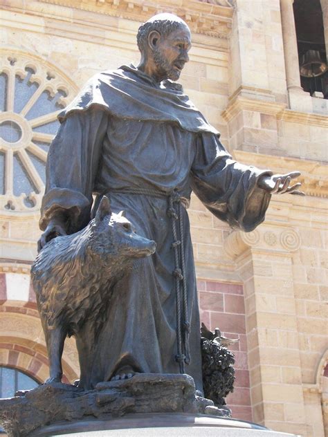 San Francisco de Asís Sculpture, Cathedral Basilica of Saint Francis of Assisi, Santa Fe, NM ...