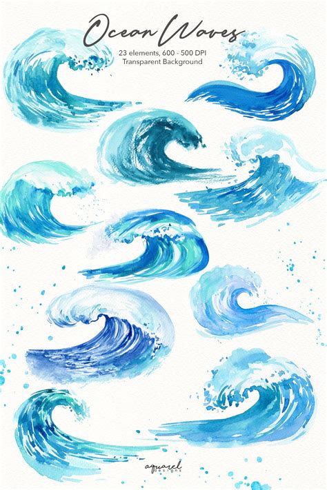 Beach Ocean Waves Drawings | Images and Photos finder