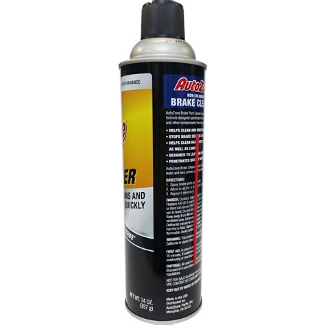 AutoZone Brake Parts Cleaner Aerosol Spray 14oz