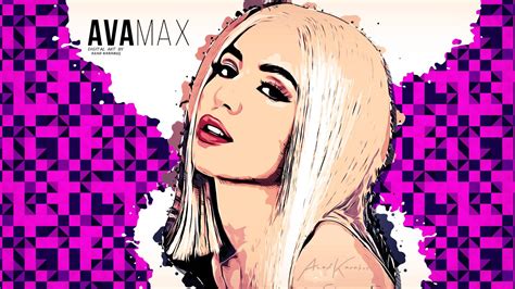 Ava Max Digital Art on Behance