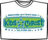 Kids T-Shirt Designs Custom Printed for your Church