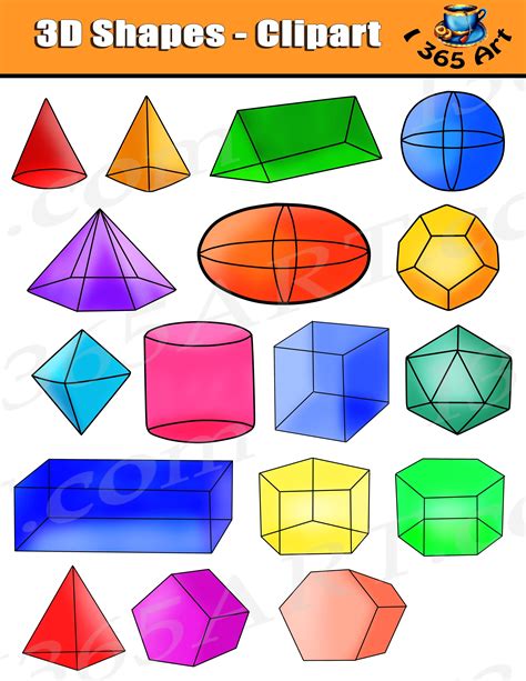 3d shape clipart 20 free Cliparts | Download images on Clipground 2024