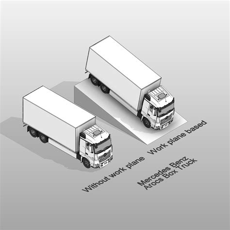 Revit 3D Vehicle: Mercedes Benz Arocs Box Truck | Download Car Family | Revit Dynamo