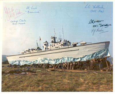 Photograph of the Bismarck signed by survivors of the battle; 1973; 12 | eHive