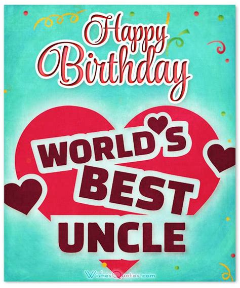 Happy Birthday Wishes for Uncle