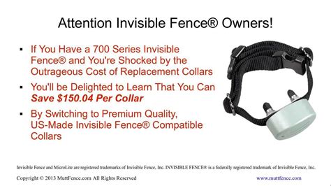 Invisible Fence® Collar - Save 50% on Compatible Replacement Collars for Invisible Fence® 700 ...