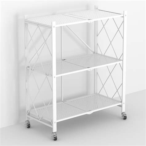 3 Layer Foldable Shelf Rack, Foldable Storage Rack,