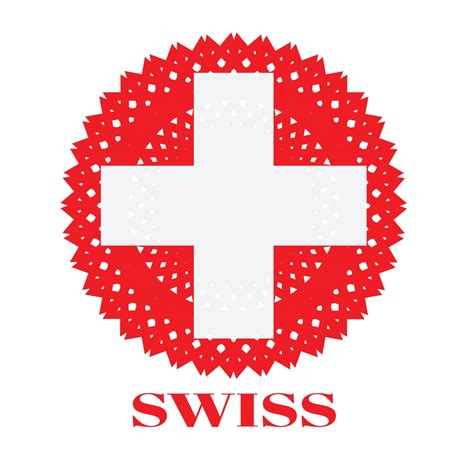 Swiss flag with elegant medal ornament concept 3660615 Vector Art at ...