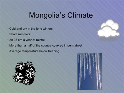 Mongolia’s climate and Landforms