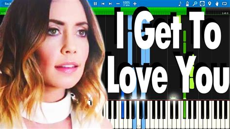 RUELLE - I Get To Love You | Synthesia Piano Tutorial Chords - Chordify