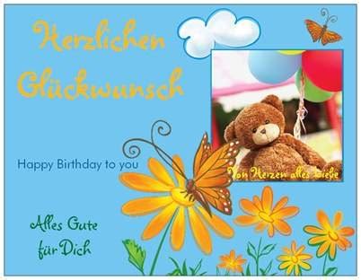 Happy Birthday Alles Gute Für Dich, German... | persönliche geburtstagsglückwünsche
