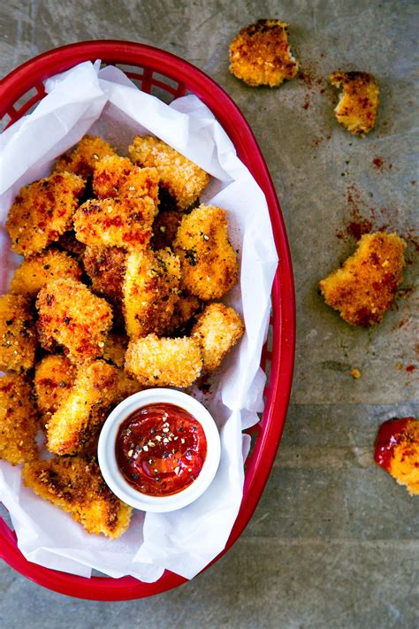 Recipe: Sweet and Spicy Baked Chicken Nuggets | Kitchn