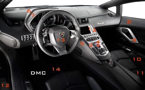 Carbon Fiber Interior Package fits the OEM Lamborghini Aventador Coupe ...