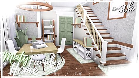 Bloxburg family house 2 story layout