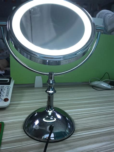 1x/3x Magnifying Double-sided Led Makeup Mirror Table 8 Inch Led Lights Lamp Use Batter Cosmetic ...