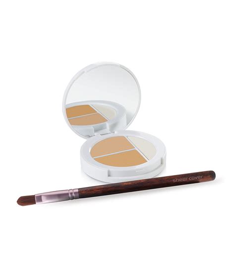 Sheer Cover Conceal & Brighten Trio with Free Concealer Brush