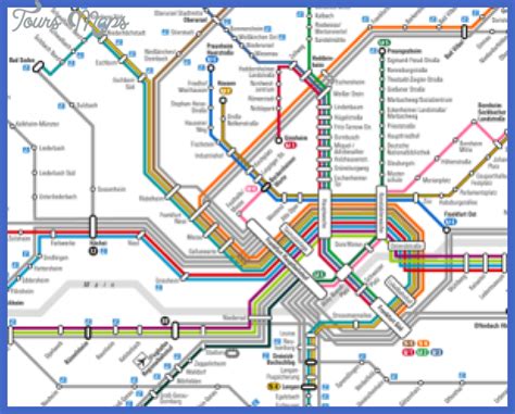 Frankfurt Metro Map - ToursMaps.com