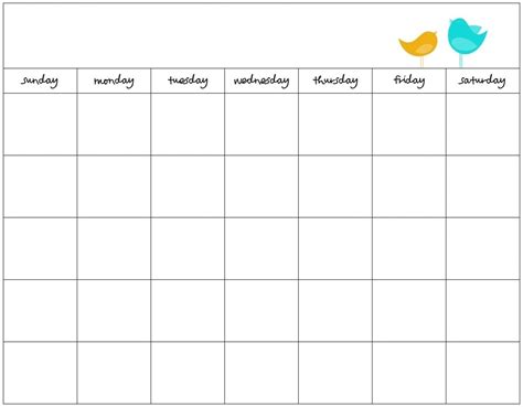 Free Printable 7 Day Weekly Calendar | Month Calendar Printable