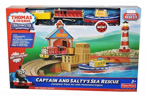 Thomas & Friends TrackMaster Motorized Railway Thomas at Sea Train Kids Play Set Film- & TV ...