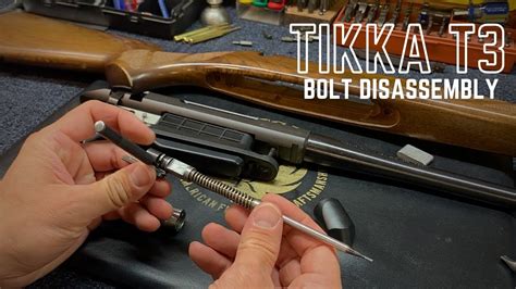 Tikka T3 Bolt Disassembly - YouTube