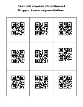 Fall QR Code Bingo Game Board by Element of Fun | TpT