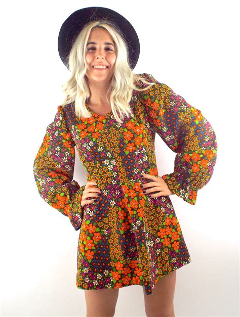 70s Flower Power Dresses - Flowers Power Photos