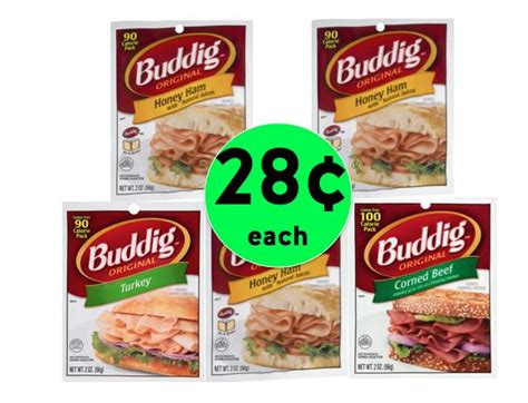 Pick Up FIVE (5!) Buddig Original Lunch Meat Packages Just 28¢ Each at ...