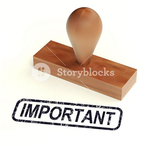 Important Rubber Stamp Shows Critical Information Royalty-Free Stock ...