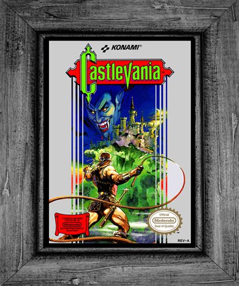 Castlevania Nintendo Box Art Print Poster - Etsy